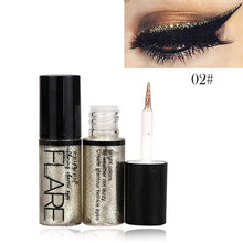 Load image into Gallery viewer, Professional New Shiny Eye Liners Cosmetics for Women Pigment Silver Rose Gold Color Liquid Glitter Eyeliner Cheap Makeup Beauty