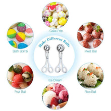 Load image into Gallery viewer, Meatball Maker Tool Clip Newbie Non Stick Stuffed Meat Ball Spoon Shaper Cooking Scoop Stainless Steel Kitchen Accessories