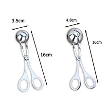 Load image into Gallery viewer, Meatball Maker Tool Clip Newbie Non Stick Stuffed Meat Ball Spoon Shaper Cooking Scoop Stainless Steel Kitchen Accessories