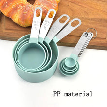 Load image into Gallery viewer, 4Pcs/5pcs/10pcs Multi Purpose Spoons/Cup Measuring Tools PP Baking Accessories Stainless Steel/Plastic Handle Kitchen Gadgets