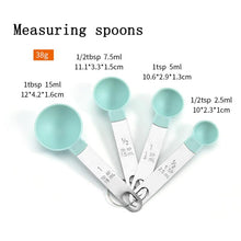 Load image into Gallery viewer, 4Pcs/5pcs/10pcs Multi Purpose Spoons/Cup Measuring Tools PP Baking Accessories Stainless Steel/Plastic Handle Kitchen Gadgets