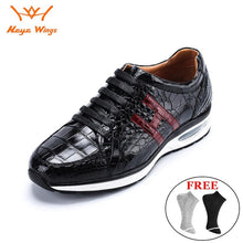 Load image into Gallery viewer, High-end Leisure Shoes Siamese crocodile skin Sneakers for men