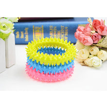Load image into Gallery viewer, Dog Biting Ring Toy Dog Soft Rubber Molar Toy Pet Bite Cleaning Tooth Toy Increase The Intelligence Of Pets Tool Pet Products