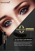 Load image into Gallery viewer, Thick makeup Mascara 4D mascara, dense silk, long curled, waterproof, anti sweat, 24h, non staining, silicone gel head mascara
